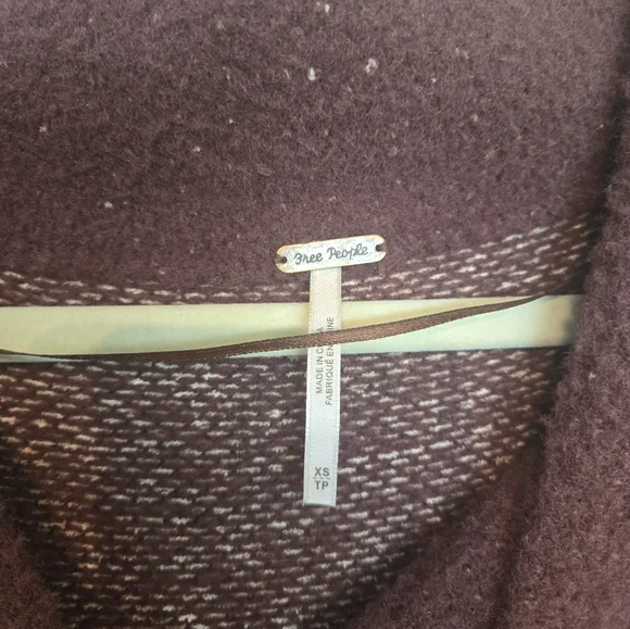 Free People San Vincent Funnel Neck Sweater Birch Bark - Picture 4 of 5